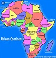 Map Of Africa With Country Names – Topographic Map of Usa with States