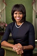Official portrait of First Lady Michelle Obama Photograph by Celestial ...