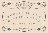 Ouija Board Stencil Printable