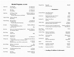 Free Printable Recital Programs