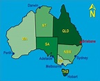Brisbane australien karta - Karta över Brisbane australien (Australia)
