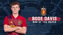 Game at a Glance: Bode Davis Leads the Way | Real Salt Lake