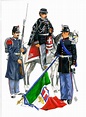 Italian Army 1866: Grenadier, General Officer, Infantry Ensign
