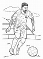 Messi World Cup Coloring Pages - Lionel Messi Coloring Pages - Páginas para colorear para niños ...