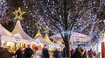 Christmas markets on the waterfront in Hamburg