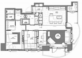 23.4 坪幻化出總統套房級的3房2廳 | Apartment floor plans, Home design plans ...