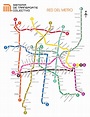 Plans Metros - Plan du métro de Mexico, Mexique - Ultra Large