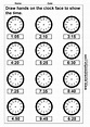 Practice Telling Time Worksheets