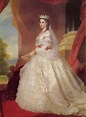 Portrait of Charlotte of Belgium, 1864 - Franz Xaver Winterhalter ...