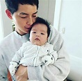 Song Joong Ki and his nephew, Song Shi Jin. His brother name his son ...
