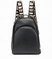 Stella Mccartney Logo Faux-leather Backpack In Black | ModeSens