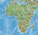 A Map Of Africa Continent – Topographic Map of Usa with States