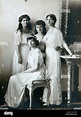 Le quattro figlie dello zar Nicola II di Russia, 1910s. Artista: K von ...