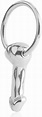 eeddoo® penis piercing silver - penis piercing for septum, nose, ear, chest, helix, tragus ...