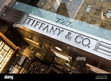 Tiffany and Co, jewelry store, Fifth Avenue, Manhattan, New York, USA ...