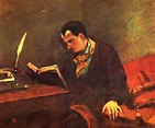 GUSTAVE COURBET. Retrato de Baudelaire. 1849. | Movimientos artisticos ...