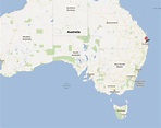 Brisbane Map and Brisbane Satellite Image