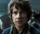 Close-up of Martin Freeman as Bilbo Baggins in The Battle of | Cultjer