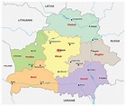 Mapas de Bielorrusia - Atlas del Mundo