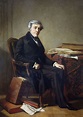 Portrait de Jules Michelet (1798-1874), historien by Thomas Couture | USEUM