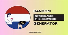 Random Netherlands Phone Numbers 🇳🇱☎️📞