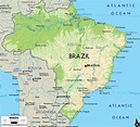 Road Map of Brazil and Brazil Road Maps