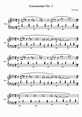 ERIK SATIE GNOSSIENNE NO.1 FOR PIANO SHEET MUSIC PDF