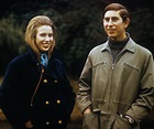 Princess Anne and Brother Prince Charles at Sandringham in 1970 ...