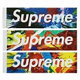 Supreme Damien Hirst Box Logo Stickers | 2009 | Supreme Stickers