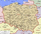 Mapas de Polonia. Regiones y Ciudades de Polonia