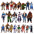 Characters Roster Concept Art - Street Fighter VI Art Gallery Character ...