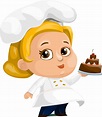 Cartoon Girl Chef