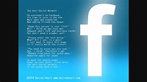 A Funny Poem About Facebook by Darren Heart - Anti Social Network - YouTube