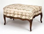 Louis XV Chair and Ottoman Chaise Lounge For Sale at 1stDibs
