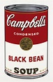 Andy Warhol, Black Bean, Campbell’s Soup I, 1968, Screen Print (S)