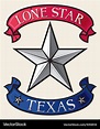 Star - Symbol of the State of Texas Royalty Free Vector