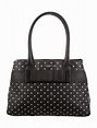 Kate Spade New York Leather-Trimmed Polka Dot Tote - Handbags ...
