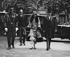 President Calvin Coolidge And First Lady Grace Coolidge Arrive At A ...