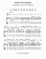 Across The Universe by The Beatles - Guitar Tab - Guitar Instructor
