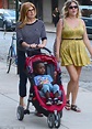 Doting mother Connie Britton takes son Eyob out in New York | Daily ...
