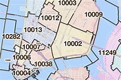 New York City Zip Code Map Manhattan - Map Of United States Of America ...