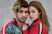 Gigi Hadid poses with boyfriend Zayn Malik on the cover of Vogue ...