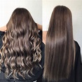 Balayage braun blond Haarverlängerung