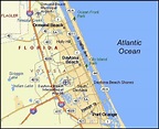 Daytona Beach Map -Florida Maps Travel Locations in FLA