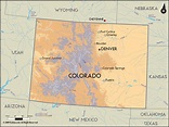 Detailed Clear Large Road Map of Colorado and Colorado Road Maps