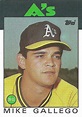 1986 Topps #304 Mike Gallego | Trading Card Database