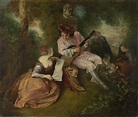 Jean-Antoine Watteau | The Scale of Love | NG2897 | National Gallery ...