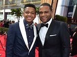 Emmys 2015: Anthony Anderson with Son Nathan on Red Carpet : People.com