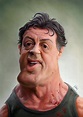Sylvester Stallone Caricature | Celebrity caricatures, Caricature ...