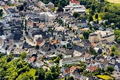 Arnsberg von oben - Stadtansicht vom Innenstadtbereich in Arnsberg im ...